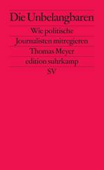 Das Buchcover ist, wie bei der edition suhrkamp üblich, schlicht und einfarbig: Titel, Untertitel und Autor in schwarzer Schrift auf einem knallroten Grund.