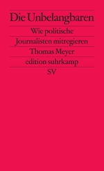 Das Buchcover ist, wie bei der edition suhrkamp üblich, schlicht und einfarbig: Titel, Untertitel und Autor in schwarzer Schrift auf einem knallroten Grund.