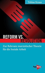 Zwei rote Hände welche sich einander hinstrecken. Ein schwarzer Hintergrund, wo die Hände sich treffen ist ein hellerer Punkt.