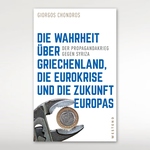 Buchcover mit der Abbildung einer Zange, in der eine Euromünze steckt. Der in blauen Großbuchstaben geschriebene Buchtitel nimmt einen Großteil des Covers ein.
