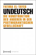 In orangener Schrift auf weißem Hintergrund stehen Name der Autorin und Untertitel, dazwischen der Titel hervorgehoben in schwarz; schwarzer Strich schließt grafischen Block ab.